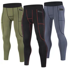 

Men Compression Tight Leggings Running Sports Male Gym Fitness Jogging Pants Quick Dry Trousers Workout Training Yoga Bottoms