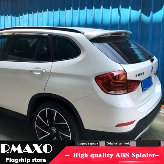 For BMW X1 E84 Spoiler 2012-2015 BMW 1 series hatchback ABS Material Car Rear  Wing Primer Color Rear Spoiler For BMW X1 Spoiler - AliExpress