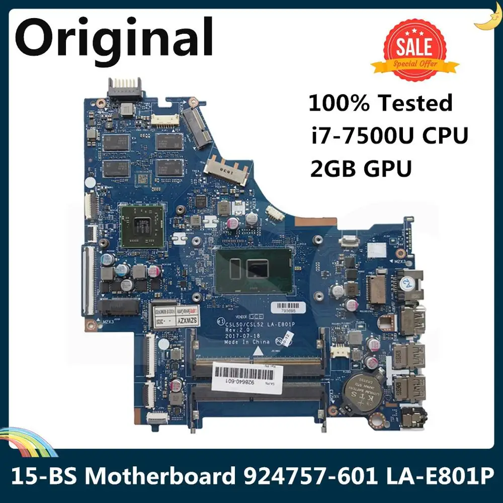 СОП для HP 15-BS Материнская плата ноутбука 924757-601 928640-601 924757-001 аккумулятор большой