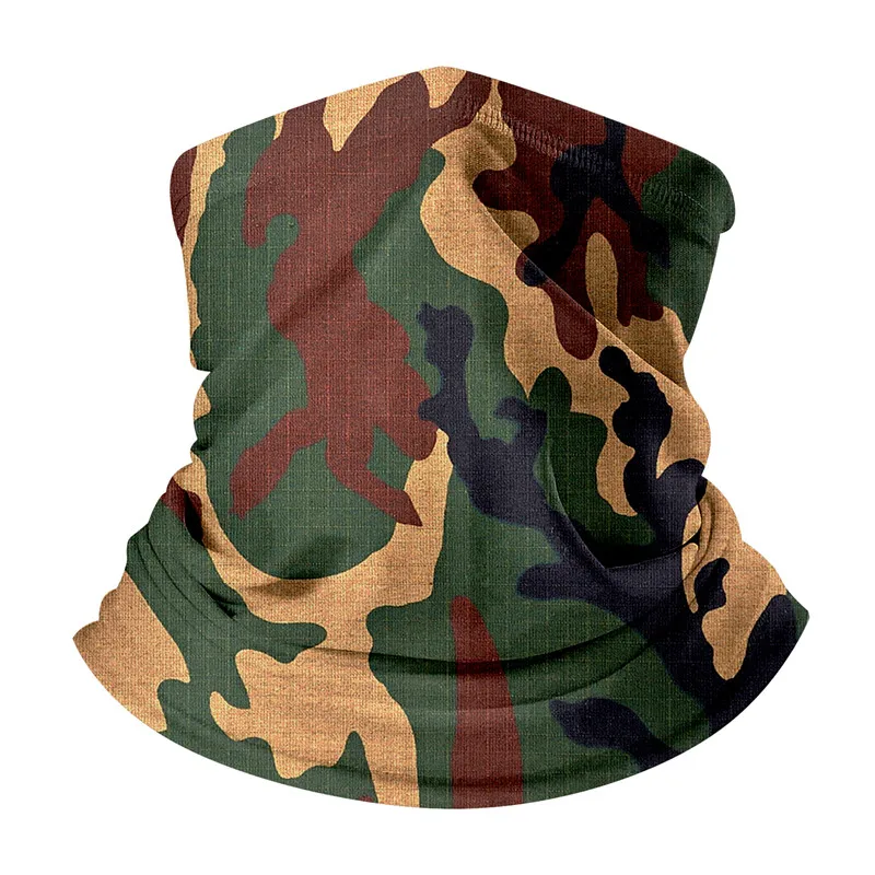 

Outdoor Camouflage Scarf Mask Variety Turban Magic Scarves Face Mesh Headband Neck Bandanas Sun Protection Anti-dust Head Scarf