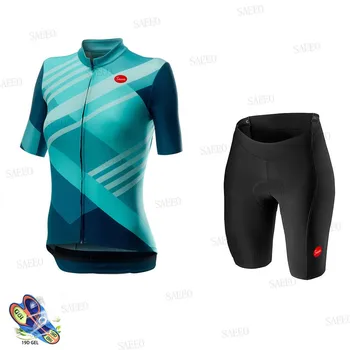 

Ropa ciclismo mujer 2020 Summer Cycling Jersey Breathable UV protection Mountain Bike bike uniform go pro Maillot Ciclismo