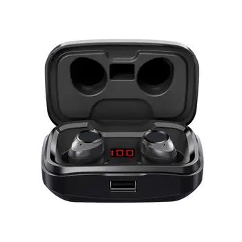 

headset Bluetooth Earphones Wireless Earbuds with Display Surround Sound Effect Long Standby Time Sport Earphones with Charging