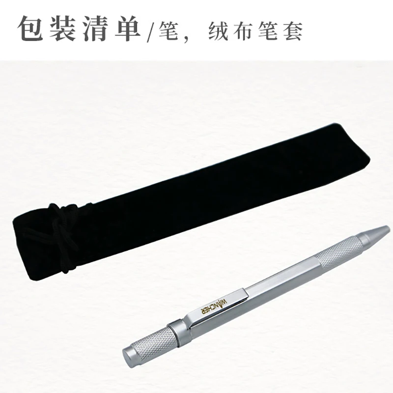 Ручка шариковая WANCHER, 0,5 мм, сменная, шестигранная