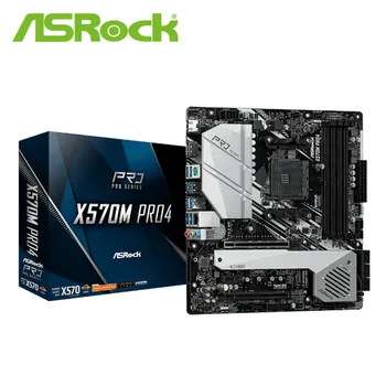 

Asrock X570M PRO4 Desktop Motherboard Socket AMD AM4 DDR4 SATA3 USB3.0 M.2 supports 3600 3700X 3800X 3900 3950X