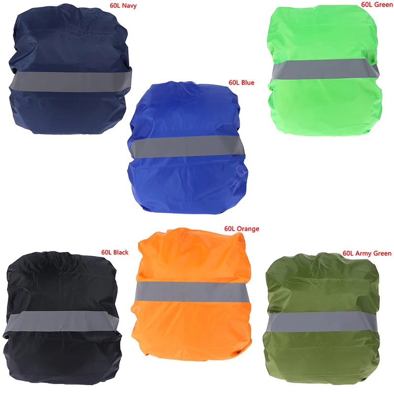 Rain Cover Backpack Reflective 20L 35L 45L 60L 70L Waterproof Bag Camo Tactical Outdoor Camping Hiking Climbing Dust Raincover