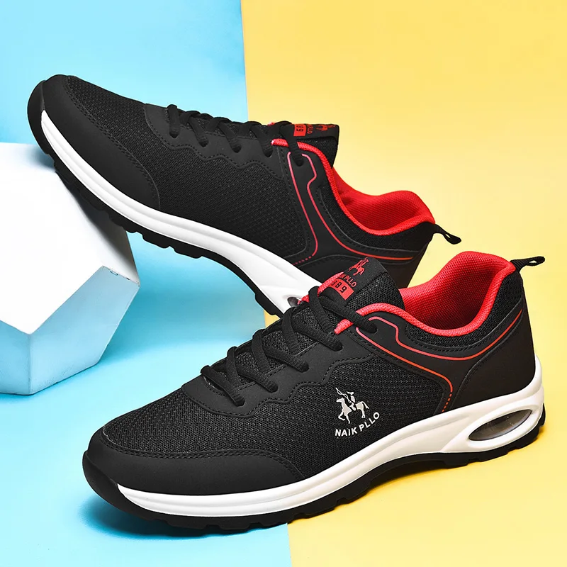 

Breathable Running Trainers Mesh Cushions Sneakers for Running Shoes Men Sport Blue Mens Shoes Sports Shoes Training Sneakers