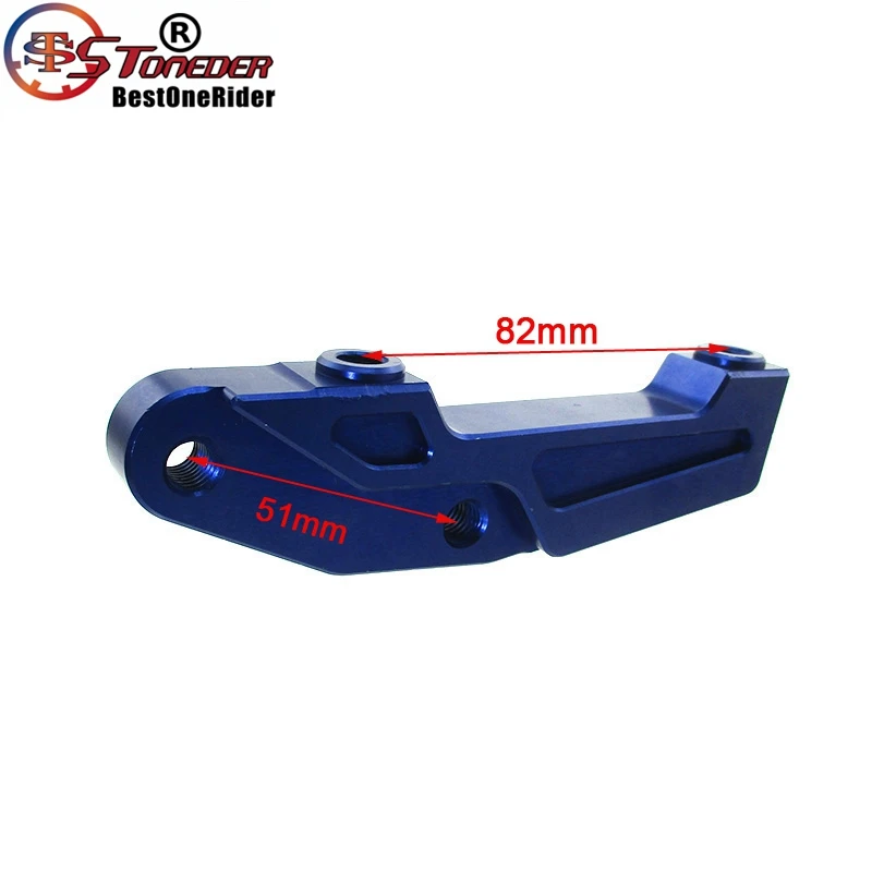 Racing 4 Pistons Brake Caliper Adapter Pit Dirt Bike Motard motorcycle brake lever