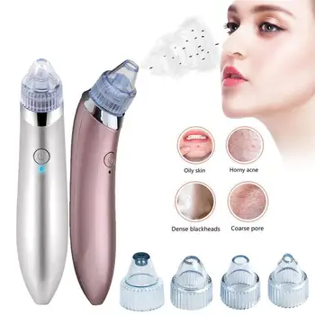 

Rechargeable Electric Facial Pores Cleaner Blackhead Acne Dead Skin Remover Blackhead Extraction Machine Cleansing Appliance