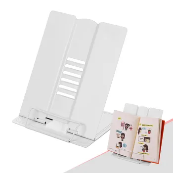 

Compact Steel Book Holder Adjustable Six Angles Bookstand Bookshelf Document Holder Great Reading Tool 255*210*165mm