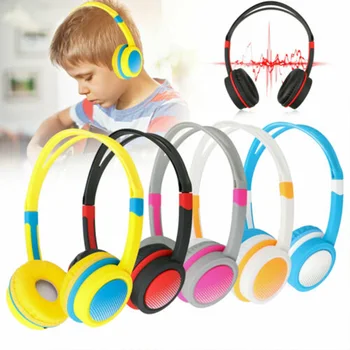 

3.5mm Cute Kids Over Ear Wired Headphones Safely Children Headset Adjustable Headband Computer Tablet Kid Baby Child Earphone
