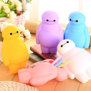 

2020 New Pencil Case Silicone Kawaii Pencil Bags Multi-functional Stationery Pen Bags Storage Pencil Box School Supplies