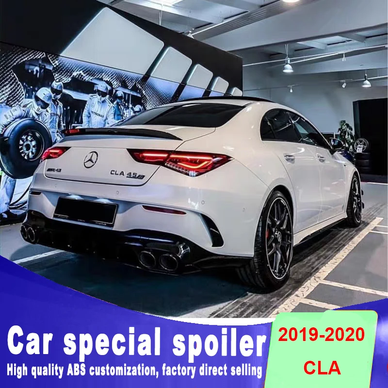 Высококачественные углеродные Спойлеры для benz CLA C118 Class W118 2019 2020 CLA250 CLA200 CLA220