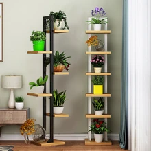 Провинция пространство гостиной цветок Airs железа искусства Многоэтажный Крытый много функций мясистый зеленый Luo твердой древесины на землю балкон