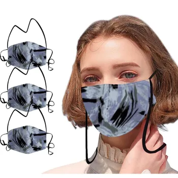 

3pcs Fashion Dust cover cotton Adult Star Space Printed Breathable Outdoor Comfortable and soft high quality Mask Суперобложка