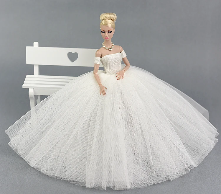 white dress for barbie