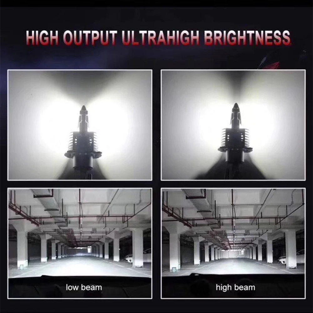 YOTONLIGHT супер H4 светодиодные фары лампы 70 Вт 15000lm 4300K 6000K HB2 9003 огни для автомобиля
