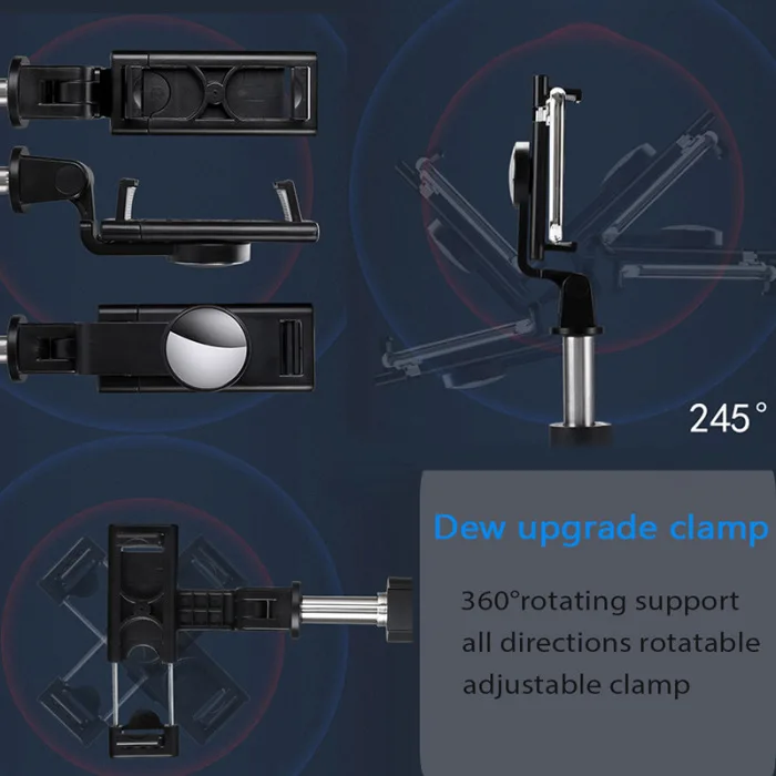 Handheld Extendable Tripod Monopod Phone Selfie Stick with Bluetooth Remote Shutter LHB99