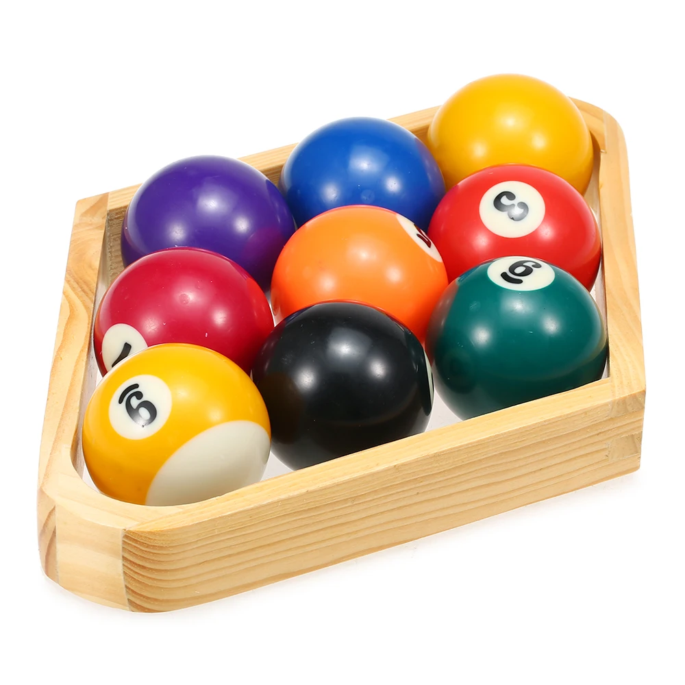 Billiards Wooden Diamond Tripod Ball Frame Snooker Billiard Ball Rack Frame Ball Club Sports Accessories