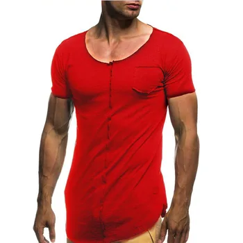 

10902-Summer short-sleeved men's trendy clothes t-shirt