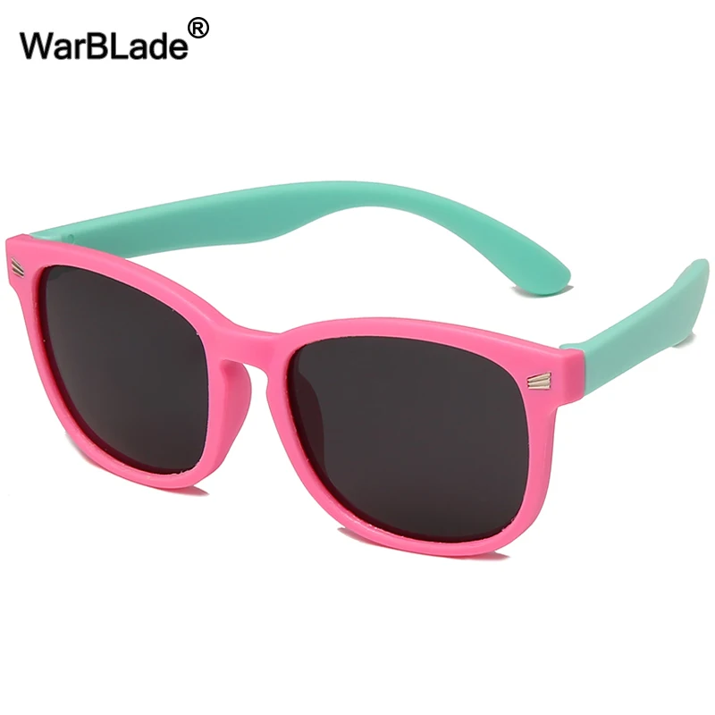 WarBlade New Polarized Kids Sunglasses TR90 Silicone Boys Girls Sun Glasses Children Baby Outdoors Goggle Shades Eyewear_voghion.com