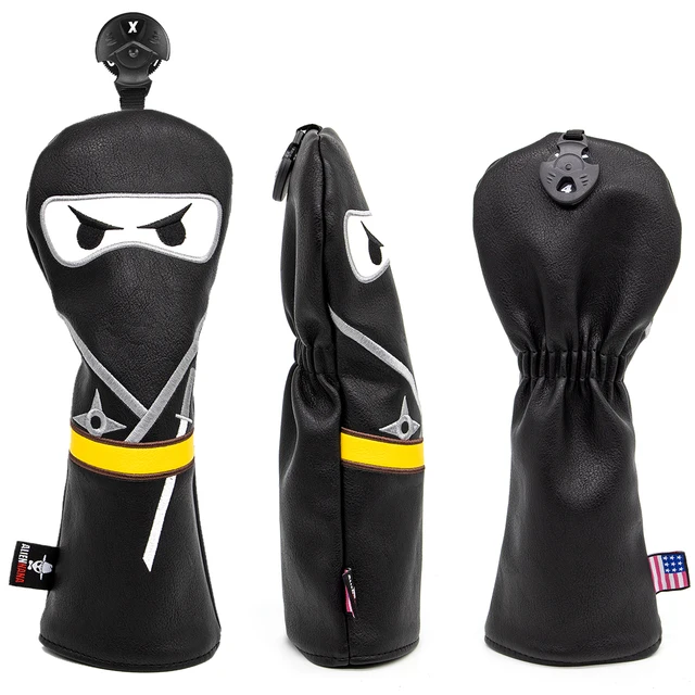 Black Ninja Golf Headcovers 3