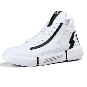 

Fashion Men's High Top Walking Sneakers Hot Sale Comfortable Man Running Shoes Outdoor Sports Breathable Men Zapatos Corrientes