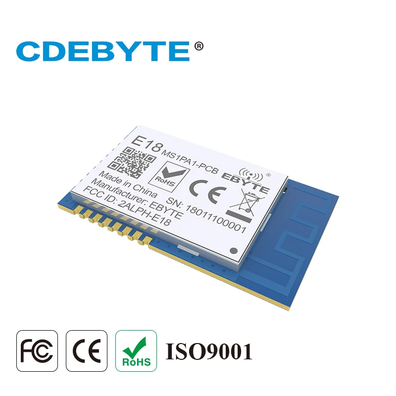 Ebyte РЧ модуль CC2530 ZigBee 2 4 ГГц 20dBm PA CC2592 SMD сетевая антенна сетевой передатчик и