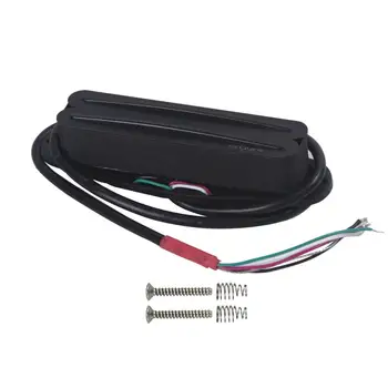 

OriPure Alnico 5 Dual Hot Rail Mini Humbucker Guitar Pickup Bridge 16K Guitar Parts Black