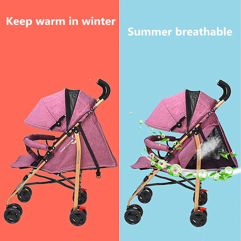 Good quality Colorful Baby Cart Light Weight Baby Stroller Small Foldable Baby Pram Cabinet Stroller