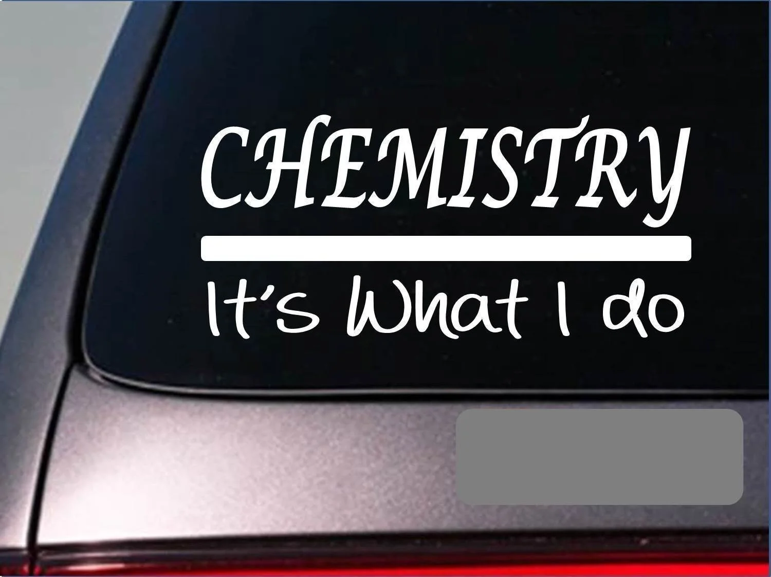 

Chemistry sticker decal textbook student school teacher college lab flask window Sticker