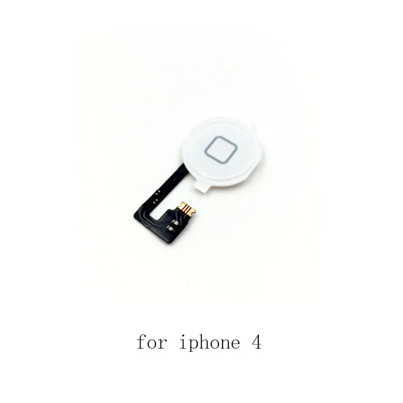 Для iPhone 4/4S/5/5c/5s/se/5se домашняя кнопка с гибким кабелем домашняя кнопка сборки шлейф датчика меню без сенсорного ID отпечатков пальцев