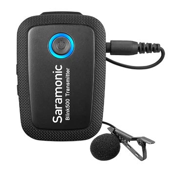 

Saramonic Blink 500TX 2.4GHz 2-Channel Professional Wireless Lavalier Microphone Transmitter for SLR Camera Smartphone