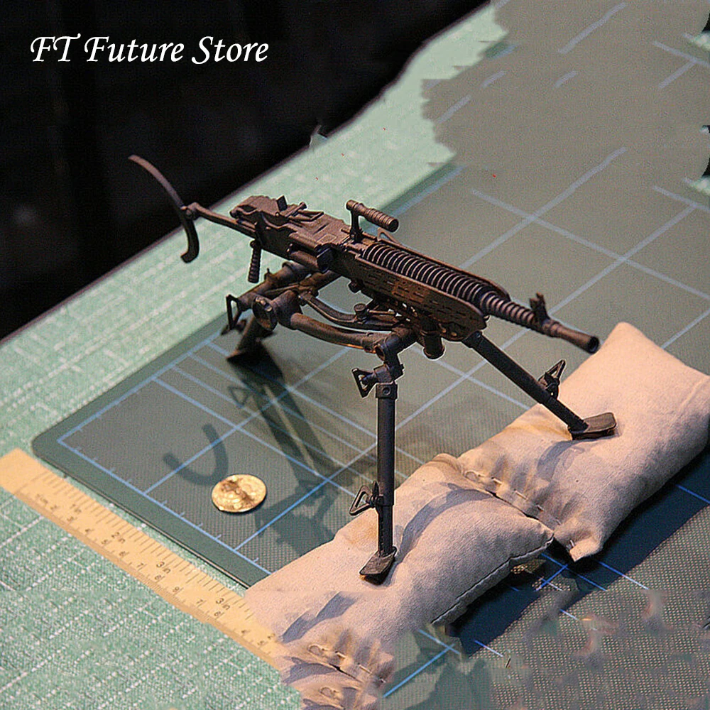 

DIY 1/6 Solider Figure Accessory WWII MG37 Metal Heavy Machine Gun Model Weapon Model for 12'' Action Figure Accessory