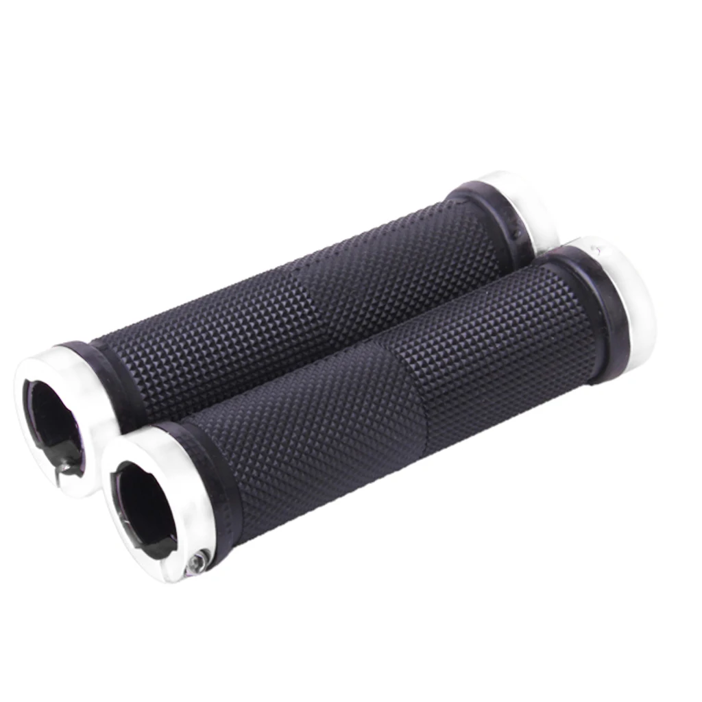 BIke Bicycle Grips Bicycle Handlebars Handlebar Road Double Lock Handle Aluminum Alloy On Cycling Handlebar Hand Cover
