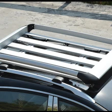 Универсальная автомобильная рама на крышу, алюминиевый сплав, багажная стойка, автомобильная крыша, перекрещивающиеся рельсы, корзина, переноска, багажная коробка для внедорожника
