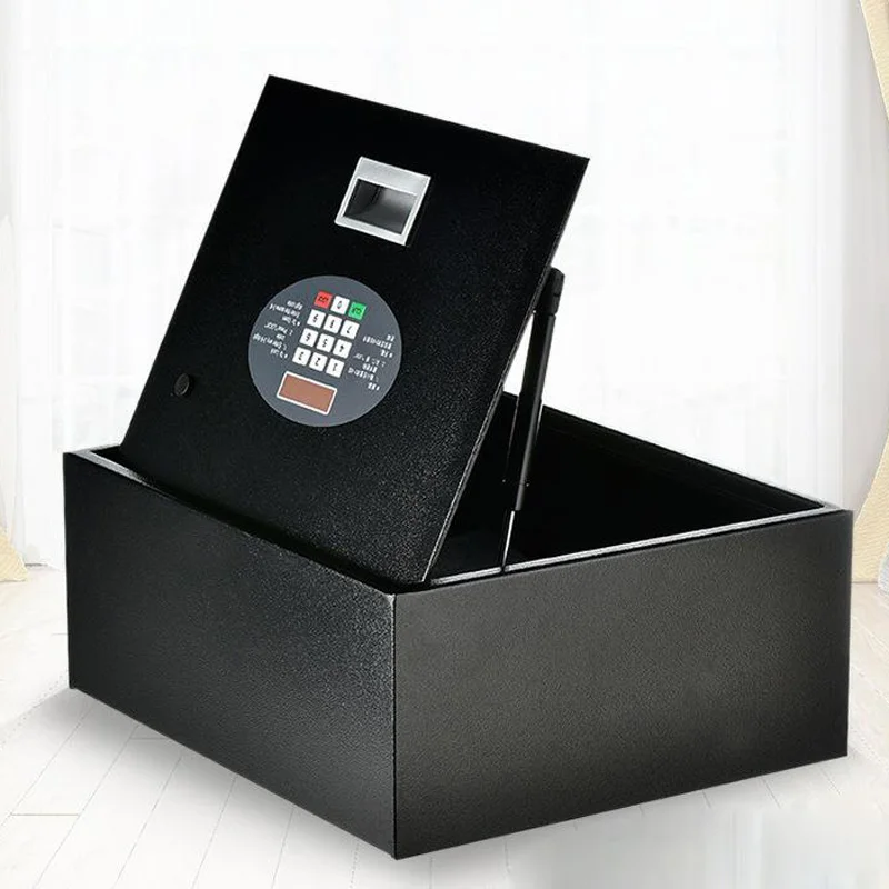 Flip Top Drawer Safe Digital Code Lock Home Office Safe Cover Key