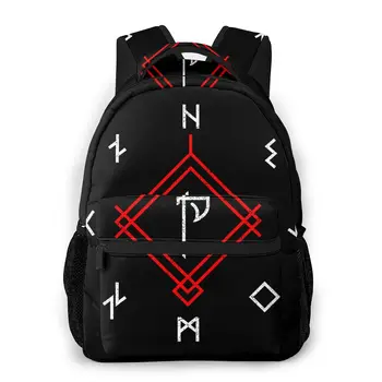 

God of War Shoulder Bag for Teenage God Of War Runes Fashion Students Backpack