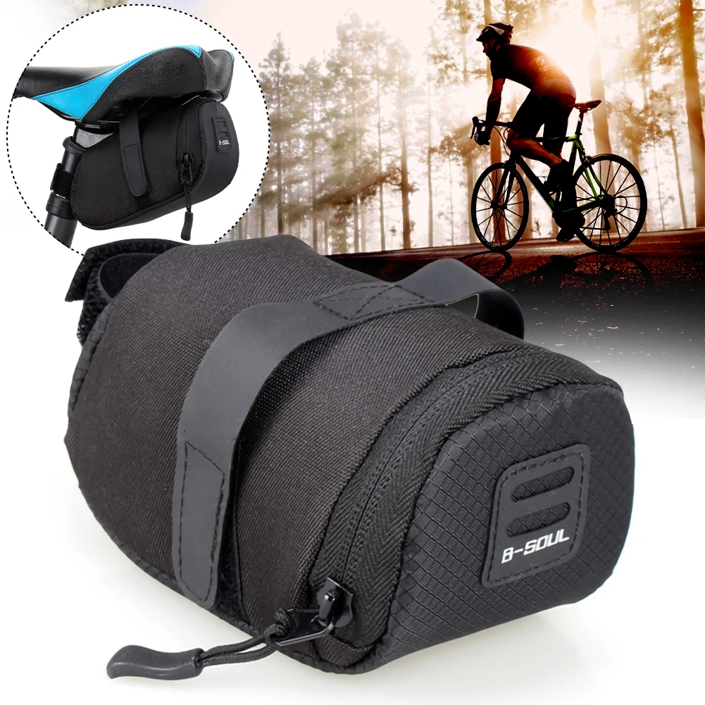 

Portable Waterproof Bike Saddle Bag Portable Cycling Seat Pouch Bicycle Tail bags Rear Pannier Cycling equipment
