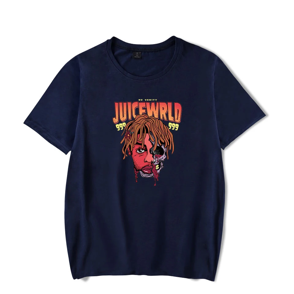 Juice Wrld хип хоп рэппер 2D стиль Kpop короткий рукав модная летняя футболка для отдыха с короткими рукавами