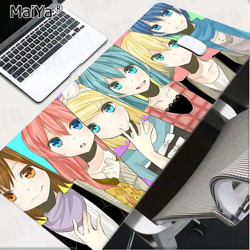 Maiya vocaloid Аниме девушка Блокировка края коврик для мыши игра скорость/Управление версия большой игровой коврик для мыши