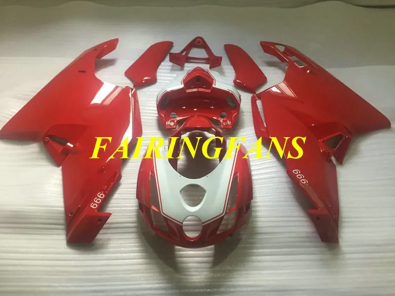 Литьевая форма Обтекатели кузова для DUCATI 749 999 03 04 ducati 2003 2004 ABS Горячий красный