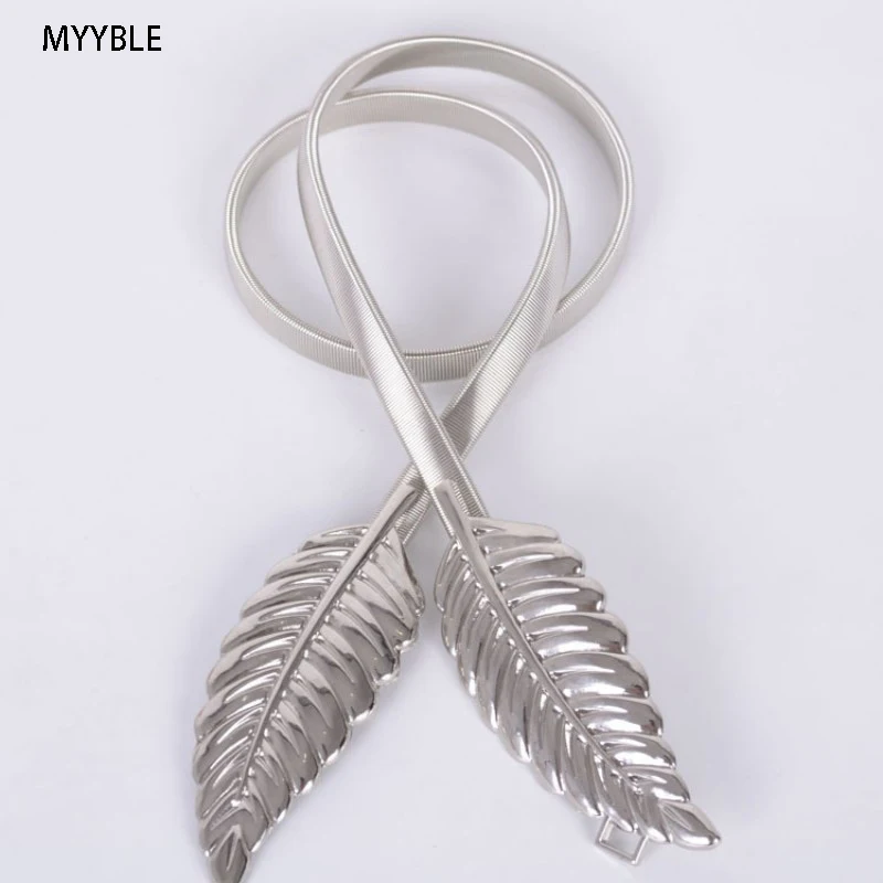 MYYBLE свадебный пояс с золотыми листьями, блестящий металлический пояс для невесты, весенний пояс для невесты