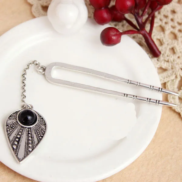 Beautiful Charming Vintage Delicate Geometry Pendant Hairpin Hair Stick Pin