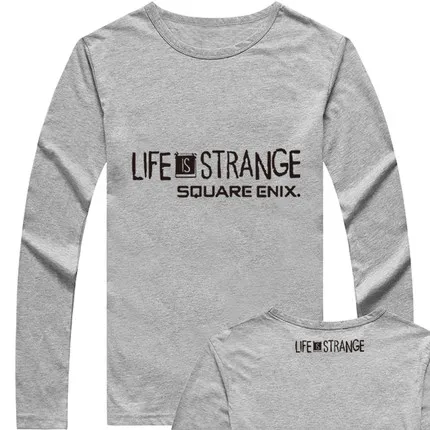 Новая летняя брендовая одежда Life Is Strange, Мужская футболка с круглым вырезом и принтом, хлопковая модная футболка с длинным рукавом