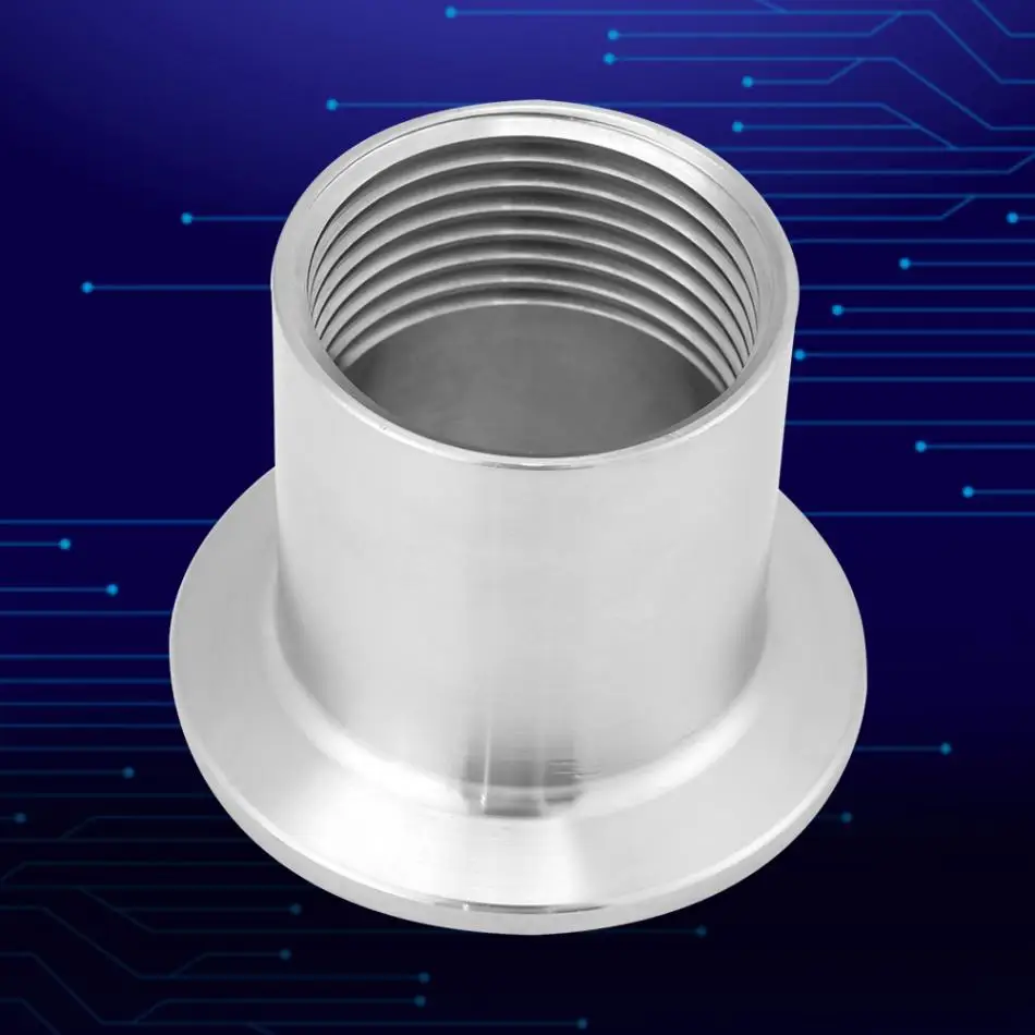 Pipe Female Thread Ferrule Stainless Steel SS304 DN15/DN25 Female Threaded Ferrule Clamp Type Pipe Fitting