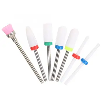 

7pcs/Set Electric Nail Drill Bits Set Manicure Polishing Machine Accessories for Manicure Nail Removal Peeling Polishing
