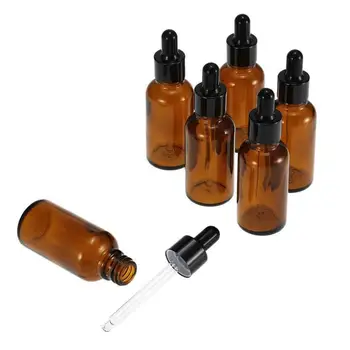 

Amber Glass Drip Bottle With Dropper Bottle Bottling Travel Portable Essential Oil Bottle Bottling Mini Perfume Aroma Glass Bott