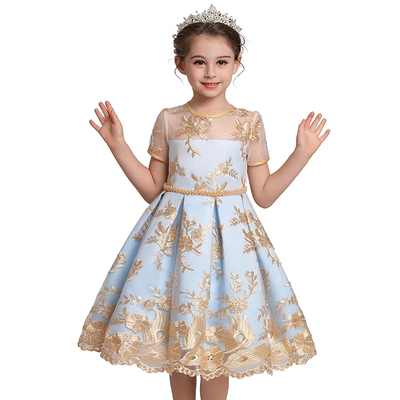 Winter Girl Dress Kids Christmas Party Princess Dresses For 3-10 Girls Wedding Gown Clothes Children Halloween Flower Costume long skirt top design for baby girl