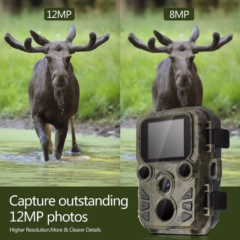 12MP 1080P Мини тропа охотничья Камера наружная дикая природа скаутская с PIR Сенсор 0 45