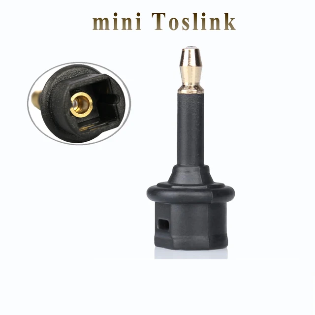Cavo Audio Ottico Toslink A Mini Toslink 3.5mm 1m - Placcato Oro Per TV E Soundbar - Foto 5